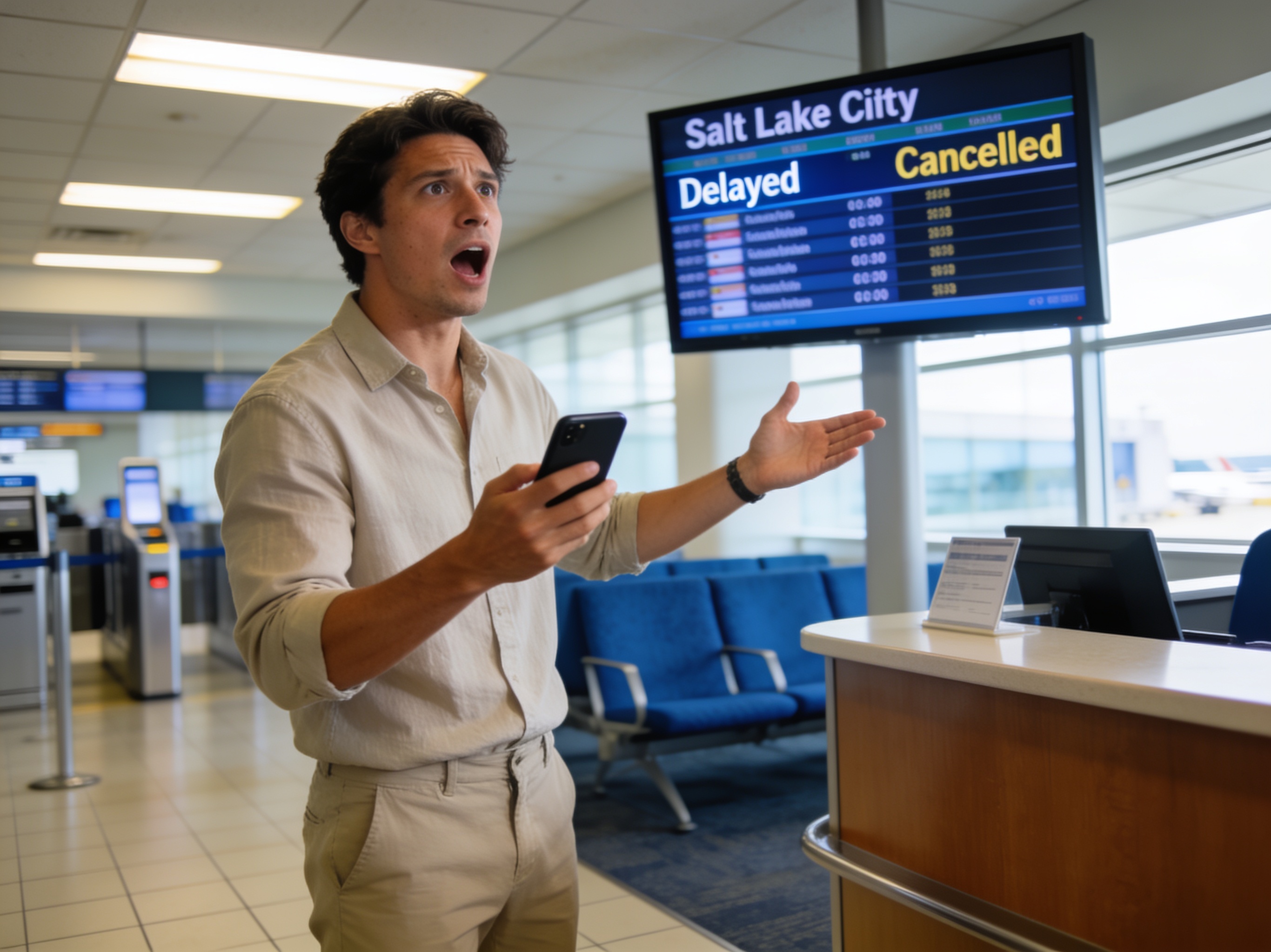 How to Rebook Fast When You Miss Your Connection at SLC