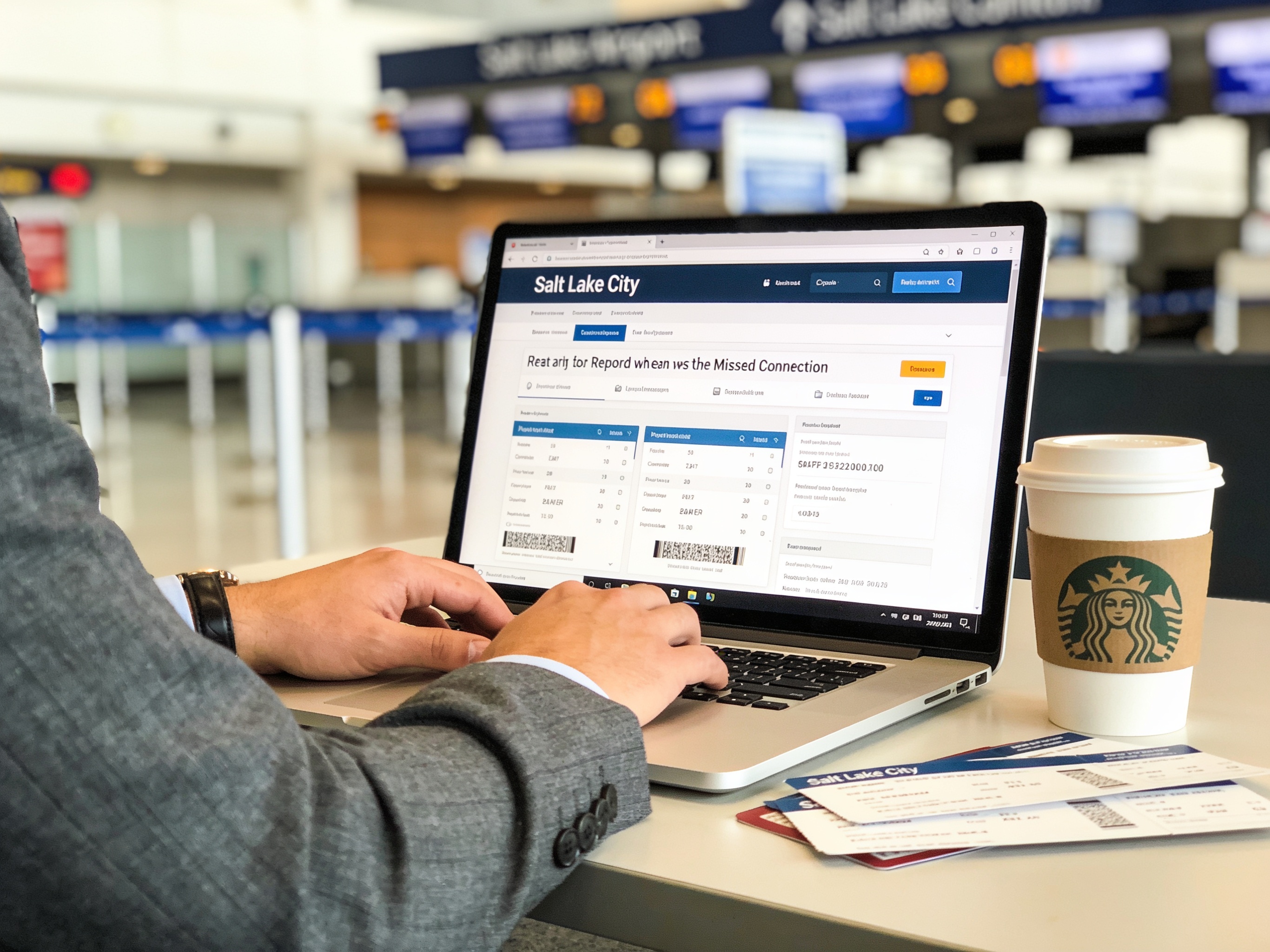 Missed Connection Rebooking in Salt Lake City